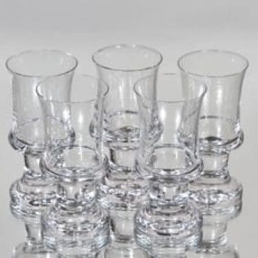 Iittala Tavastia lasit, 8 cl, 5 kpl, suunnittelija Tapio Wirkkala, 8 cl