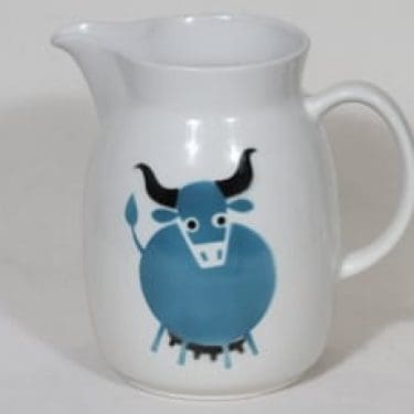 Arabia Heluna kaadin, 2 l, suunnittelija Anja Juurikkala, 2 l, suuri, puhalluskoriste, retro