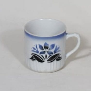 Arabia nimetön koriste muki, sininen, suunnittelija , puhalluskoriste