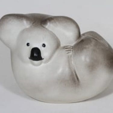 Arabia eläinfiguuri, koala, suunnittelija Lillemor Mannerheim-Klingspor, koala, suuri, signeerattu