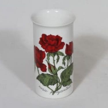 Arabia Rosa maljakko, Rosa polyantha, suunnittelija Esteri Tomula, Rosa polyantha, serikuva, ruusuaihe