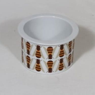 Arabia Pomona purnukka, hunaja, suunnittelija Raija Uosikkinen, hunaja, pieni, serikuva, retro