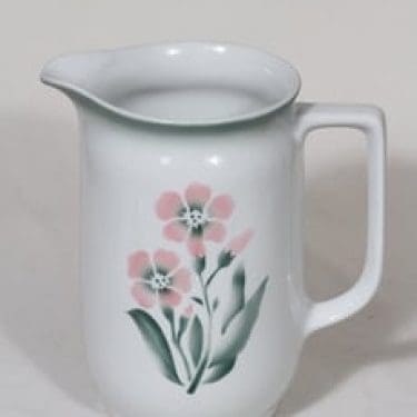 Arabia nimetön kukkakuvio kaadin, 1.5 l, suunnittelija , 1.5 l, suuri, puhalluskoriste, kukka-aihe