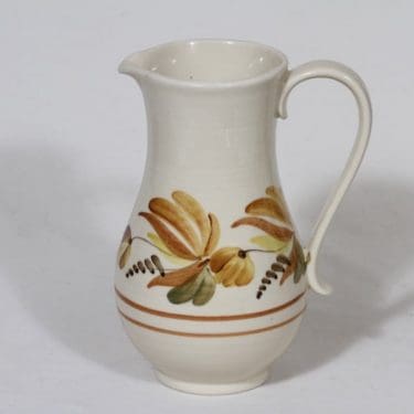 Arabia ARA kaadin, käsinmaalattu, suunnittelija Kurt Ekholm, käsinmaalattu, kukka-aihe