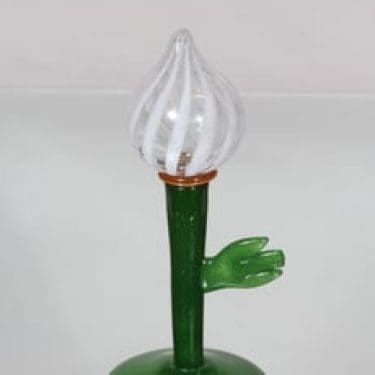 Nuutajärvi taidelasi, signeerattu, suunnittelija Kerttu Nurminen, signeerattu