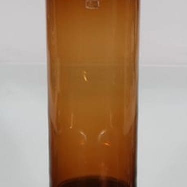 Nuutajärvi Purtilo maljakko, ruskea, suunnittelija Kaj Franck, suuri