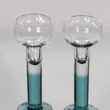 Nuutajärvi Mondo kynttilänjalat, 2 kpl, suunnittelija Kerttu Nurminen,