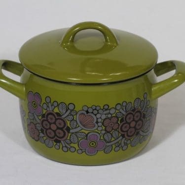 Finel Primavera kattila, 1.5 l, suunnittelija Raija Uosikkinen, 1.5 l, serikuva, retro