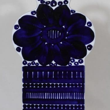 Arabia Valencia talouslevy, käsinmaalattu, suunnittelija Ulla Procope, käsinmaalattu, suuri, signeerattu