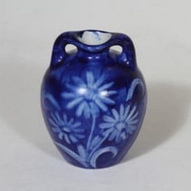 Kupittaan savi 391 maljakko, käsinmaalattu, suunnittelija , käsinmaalattu, pieni, signeerattu