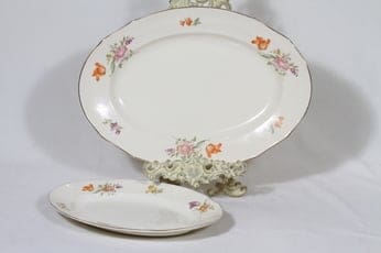 Arabia Kesäkukka vadit, 2 kpl, suunnittelija , soikea, siirtokuva