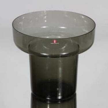 Iittala Viola maljakko, harmaa, suunnittelija Lisa Johansson-Pape,