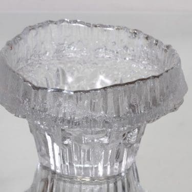 Iittala Stellaria maljakko, signeerattu, suunnittelija Tapio Wirkkala, signeerattu, massiivinen