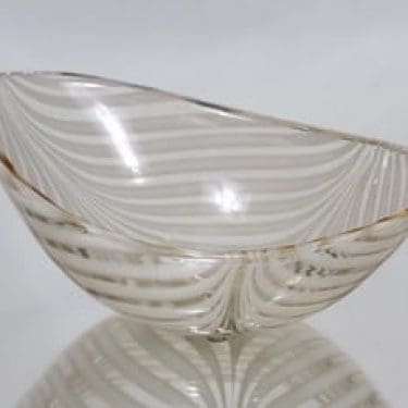 Kumela kulho, signeerattu, suunnittelija Maija Carlson, signeerattu, filigraani