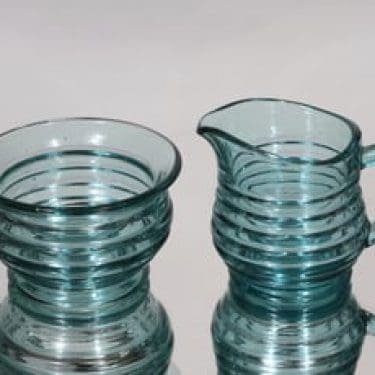 Iittala sokerikko ja kermakko, suunnittelija Aino Aalto,