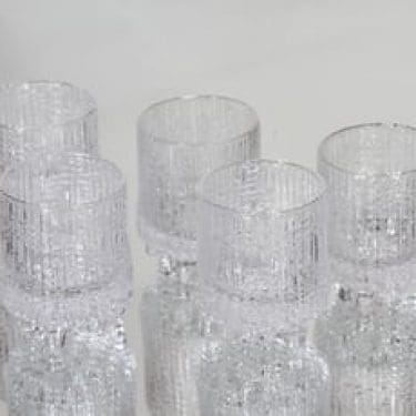 Iittala Ultima Thule snapsilasit, kirkas, 5 kpl, suunnittelija Tapio Wirkkala, pieni