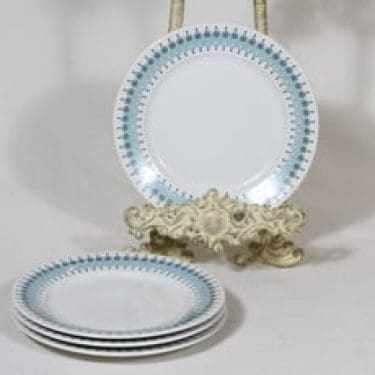 Arabia Louhi leivoslautaset, 4 kpl, suunnittelija Raija Uosikkinen, serikuva