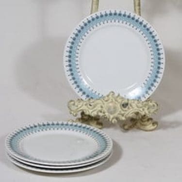 Arabia Louhi leivoslautaset, 4 kpl, suunnittelija Raija Uosikkinen, serikuva