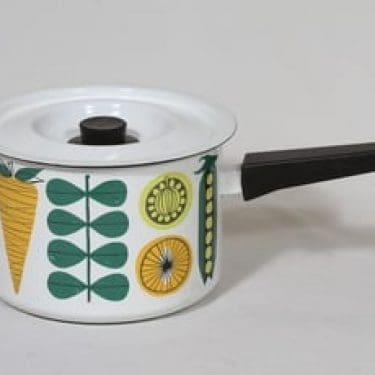 Finel Vegeta kattila, 2 l, suunnittelija Esteri Tomula, 2 l, serikuva, retro