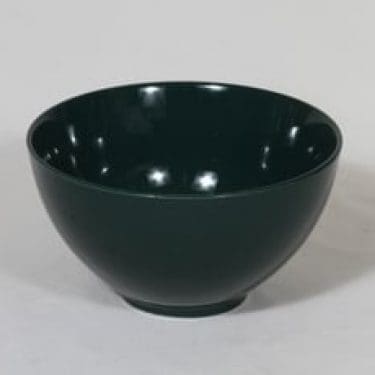 Arabia Kilta kulho, vihreä lasite, suunnittelija Kaj Franck,