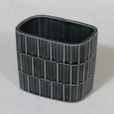 Arabia 388-2 maljakko, turkoosi, suunnittelija Göran Bäck, pieni, funktionalismi