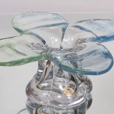 Riihimäen lasi 6621 taidelasi, signeerattu, suunnittelija Helena Tynell, signeerattu