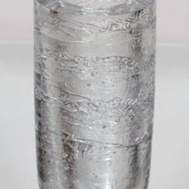 Iittala Arkipelago maljakko, signeerattu, suunnittelija Timo Sarpaneva, signeerattu, massiivinen