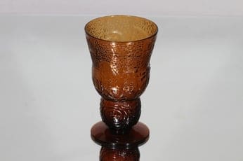 Nuutajärvi Fauna viinilasi, signeerattu, suunnittelija Oiva Toikka, signeerattu