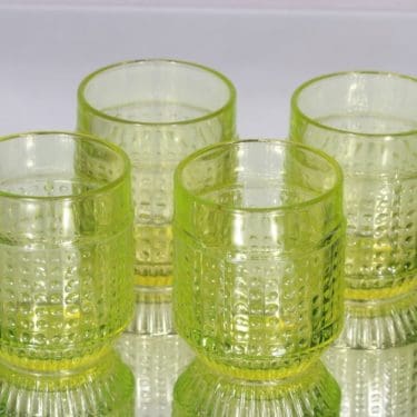 Riihimäen lasi Barokki lasit, 18 cl, 4 kpl, suunnittelija Erkkitapio Siiroinen, 18 cl