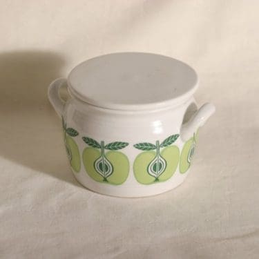 Arabia Pomona ruukku, omena, suunnittelija Raija Uosikkinen, omena