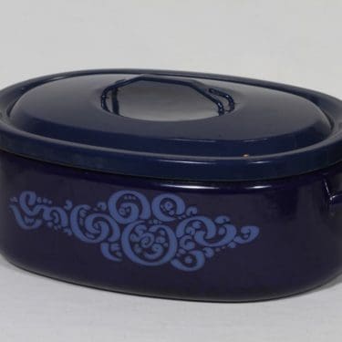 Finel Orient kattila, 4.5 l, suunnittelija Raija Uosikkinen, 4.5 l, suuri, soikea, serikuva