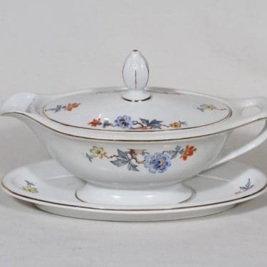 Arabia Koriste 7819 kastikekaadin, suunnittelija , siirtokuva, kukka-aihe