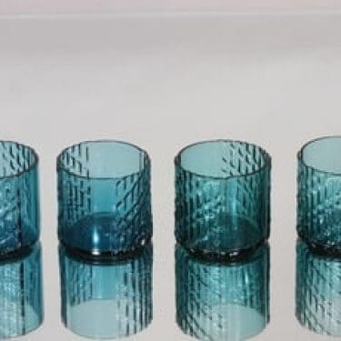 Riihimäen lasi Flindari lasit, 8 cl, 4 kpl, suunnittelija Nanny Still, 8 cl, pieni