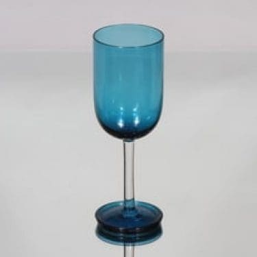 Riihimäen lasi Harlekiini mehulasi, 15 cl, suunnittelija Nanny Still, 15 cl, jalallinen