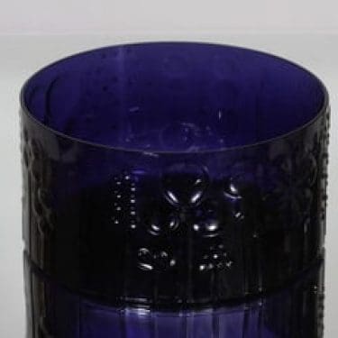 Nuutajärvi Flora kulho, lila, suunnittelija Oiva Toikka,