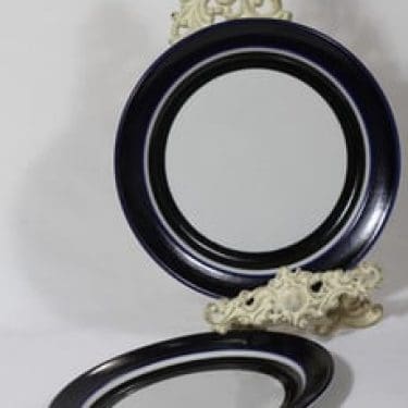 Arabia Saara lautaset, matala, 2 kpl, suunnittelija , matala, raitakoriste