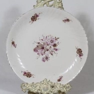 Arabia Raili vati, suunnittelija Svea Granlund, siirtokuva, kukka-aihe