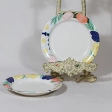 Arabia Arctica Poetica leivoslautaset, 2 kpl, suunnittelija Dorrit Von Fieandt, serikuva