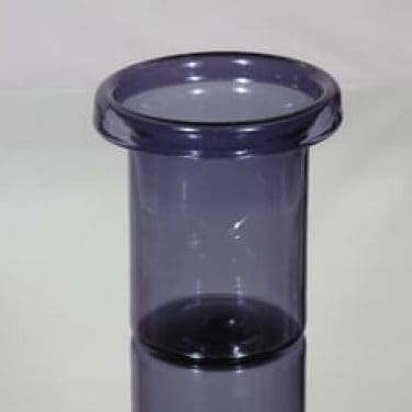 Riihimäen lasi Ametisti maljakko, violetti, suunnittelija Nanny Still,