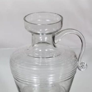 Riihimäen lasi Kleopatra maljakko, kirkas, suunnittelija Tamara Aladin, suuri