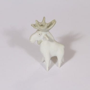 Arabia eläinfiguuri, hirvi, suunnittelija Anja Juurikkala, hirvi, pieni, mattalasite
