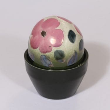 Arabia koriste-esine, käsinmaalattu, suunnittelija Heljä Liukko-Sundström, käsinmaalattu