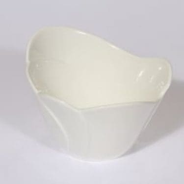 Arabia Tuuli kulho, valkoinen, suunnittelija Heljä Liukko-Sundström, pieni