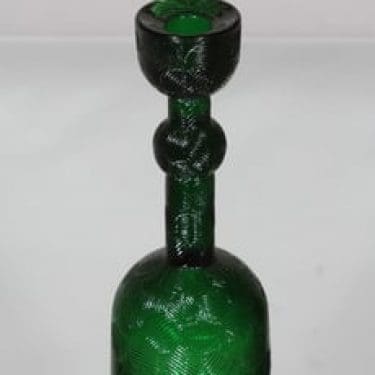 Nuutajärvi Miranda kynttilänjalka, vihreä, suunnittelija Heikki Orvola,