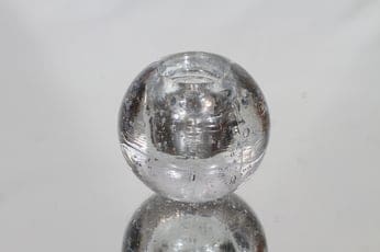 Iittala Arkipelago kynttilänjalka, kirkas, suunnittelija Timo Sarpaneva, massiivinen, pyöreä