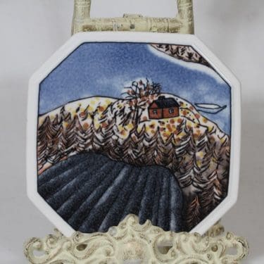 Arabia koristelaatta, Ruska, suunnittelija Heljä Liukko-Sundström, Ruska, pieni, serikuva