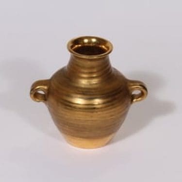 Savitorppa ruukku, signeerattu, suunnittelija , signeerattu, pieni, kullattu