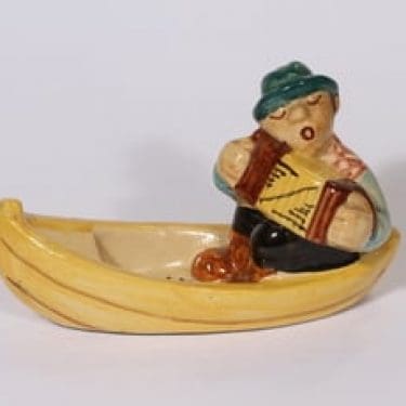 Kupittaan savi 868 figuuri, käsinmaalattu, suunnittelija , käsinmaalattu, signeerattu, naivismi