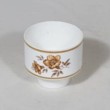 Arabia Myrna tuikkulyhty, suunnittelija Olga Osol, pieni, serikuva, kukka-aihe