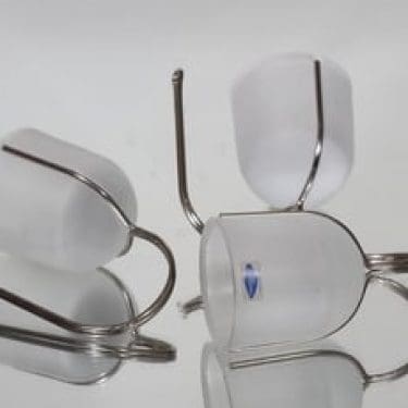 Nuutajärvi Alfa kynttilälyhdyt, kirkas, 3 kpl, suunnittelija Markku Salo, himmennetty